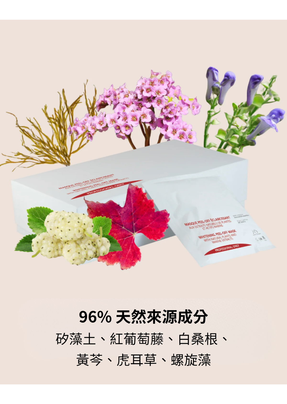 [PRO]亮白煥采剝落式面膜 Whitening Peel-Off Mask